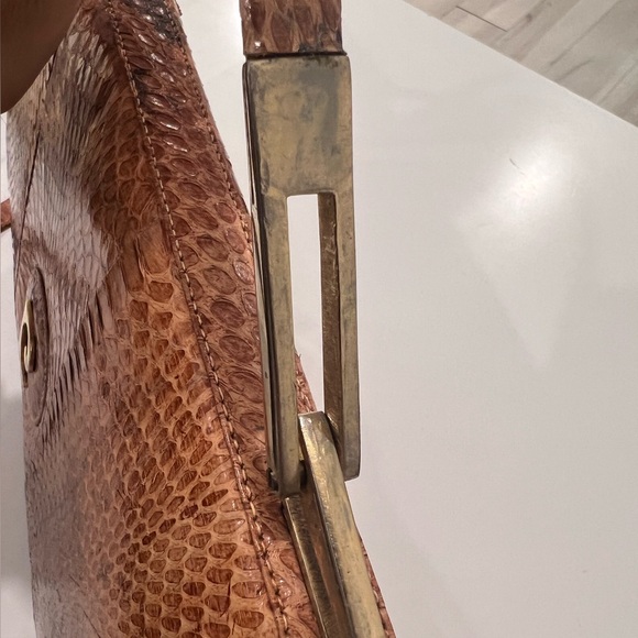 Vintage Pierre Cardin Croc leather shoulder handbag purse - Picture 6 of 10